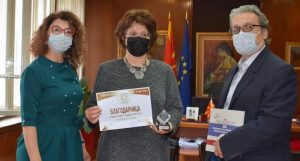 Read more about the article Средба со министерката за култура д-р Ирена Стефоска